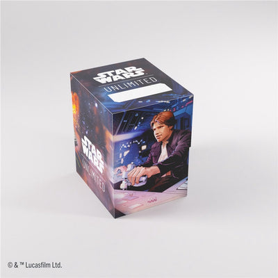 Gamegenic star wars unlimited soft crate han solo millenium falcon - deckbox - tokenbox - voor star wars unlimited -