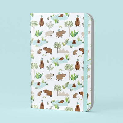 Peter pauper mid size notitieboek the capybara life