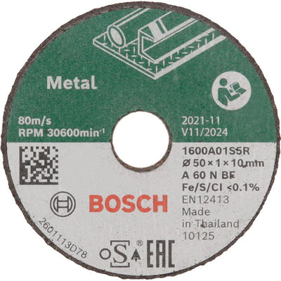 Bosch accessories expert for inox 1600a01s5y doorslijpschijf recht 50 mm 1 stuk(s)