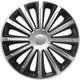 Versaco wieldoppen 14 inch - trend zilver - 4 stuks