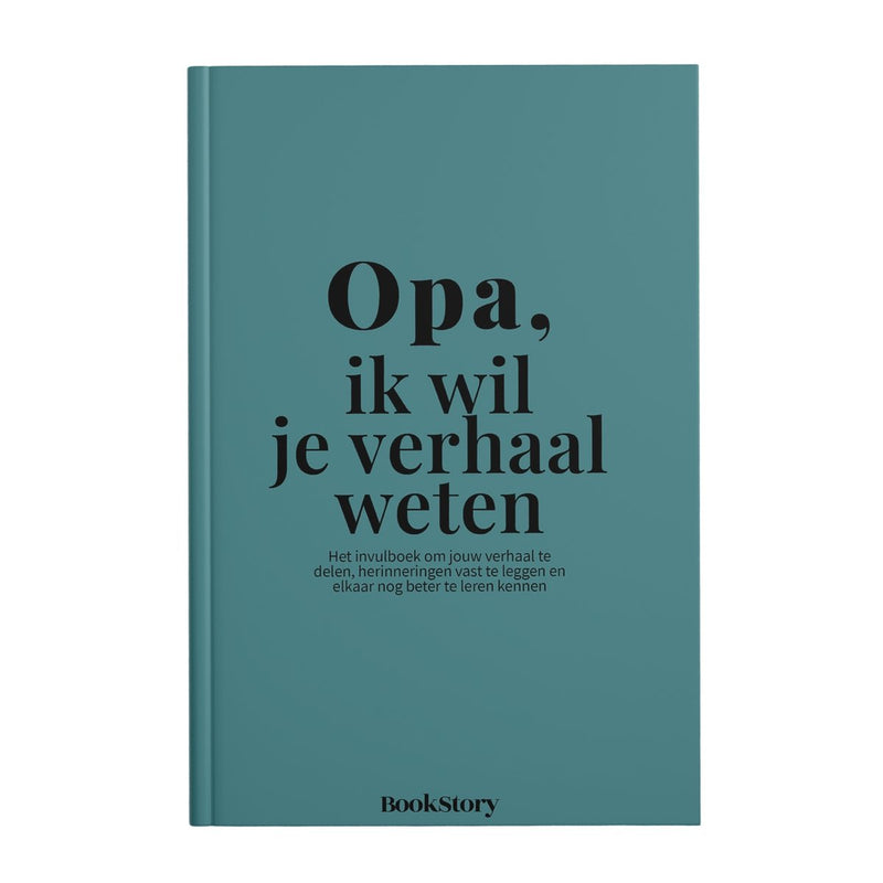 Bookstory ik wil je verhaal weten 4 - opa, ik wil je verhaal weten