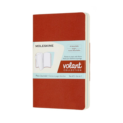 Moleskine volant journals - pocket - blanco - oranje blauw