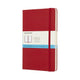 Moleskine classic notitieboek - large - hardcover - gestippeld - rood