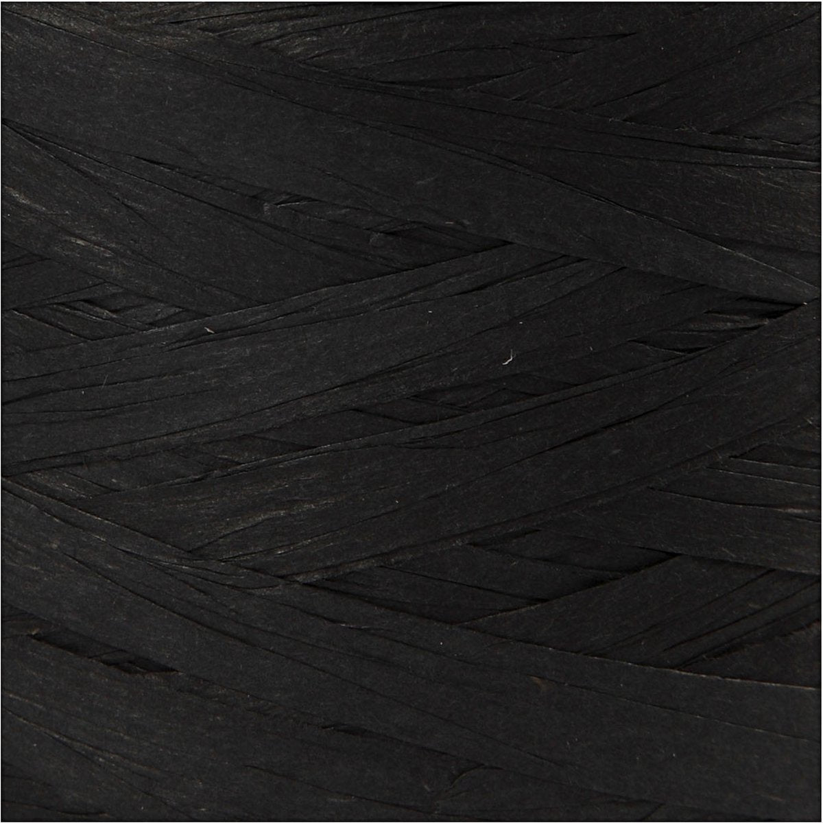 Creativ company papier raffia garen zwart, 100m