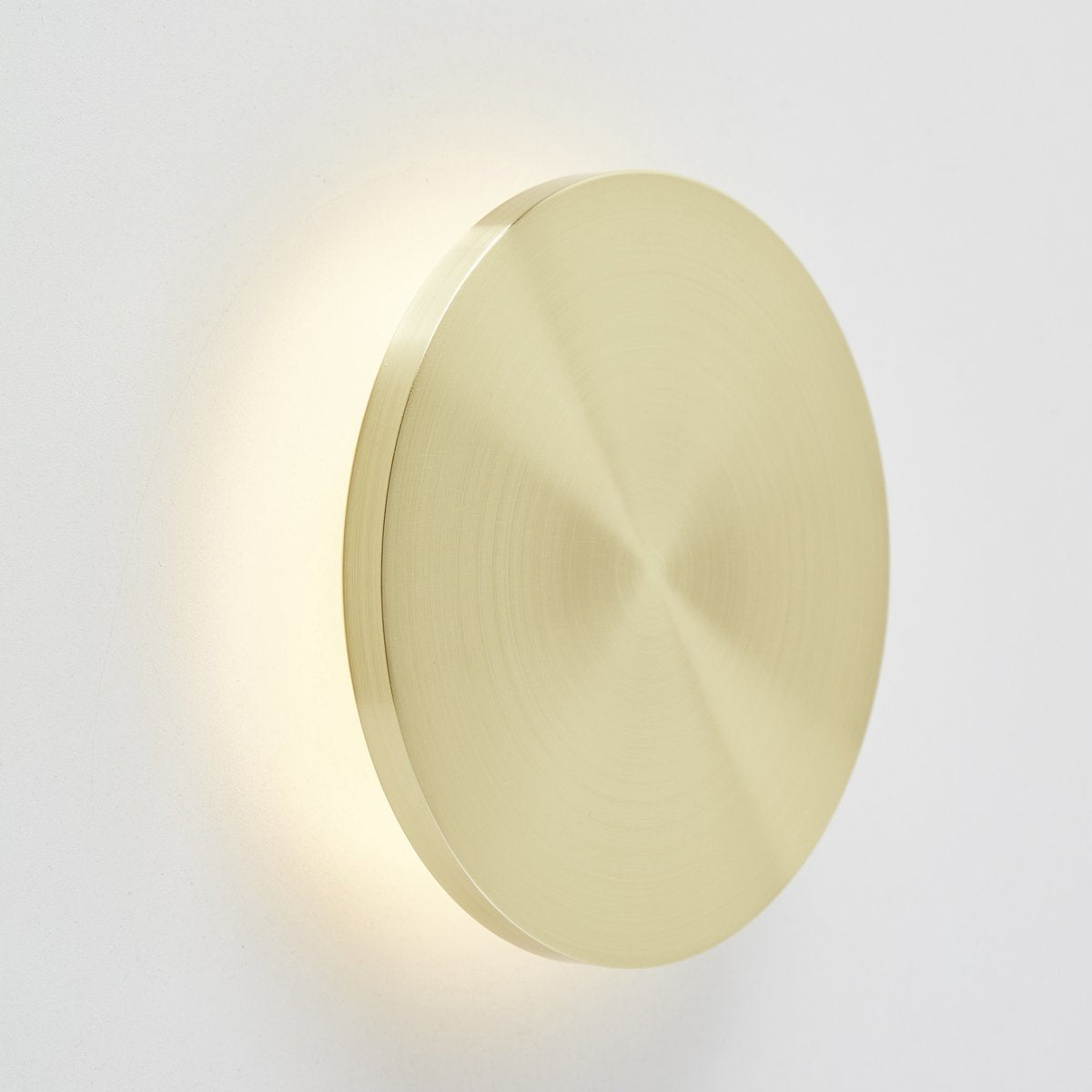 Brilliant shadow - wandlamp - led 6w 3000k - rond - goud