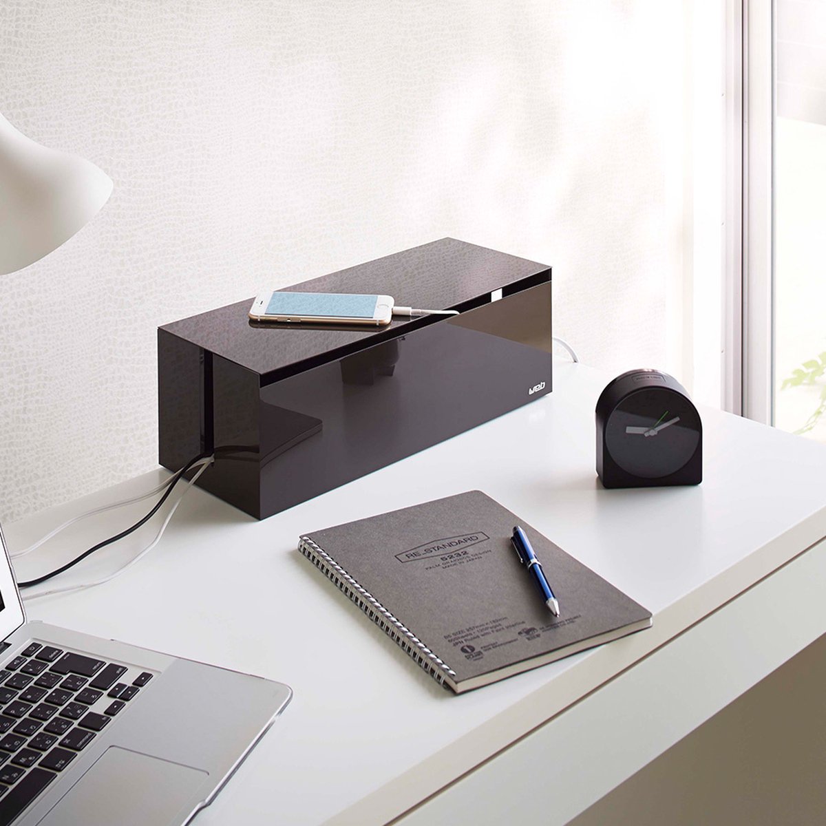 Yamazaki kabelbox - web - wit