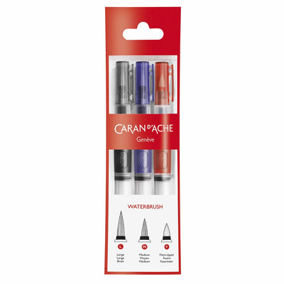 Carand'ache penseel met waterreservoir - caran d'ache - 3 stuks