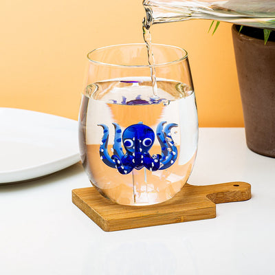 Winkee octopus glas van