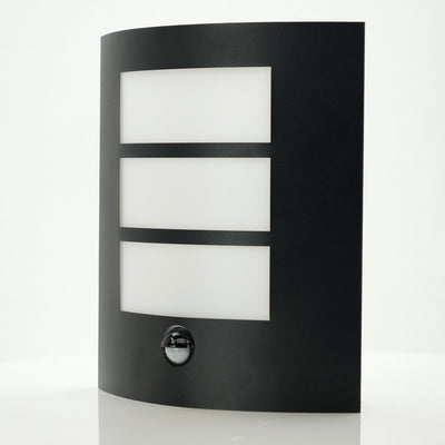 Eglo rascino-e wandlamp buiten - bewegingssensor - e27 - 26 cm - zwart