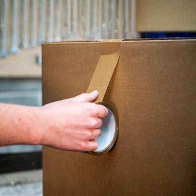Kinzo verpakkingstape - value pack met 6 rollen - sterke tape voor dozen en pakketten - ideaal voor verhuizen, verzenden en opslag van spullen - afmeting 48 mm x 50 m per rol - kleur bruin