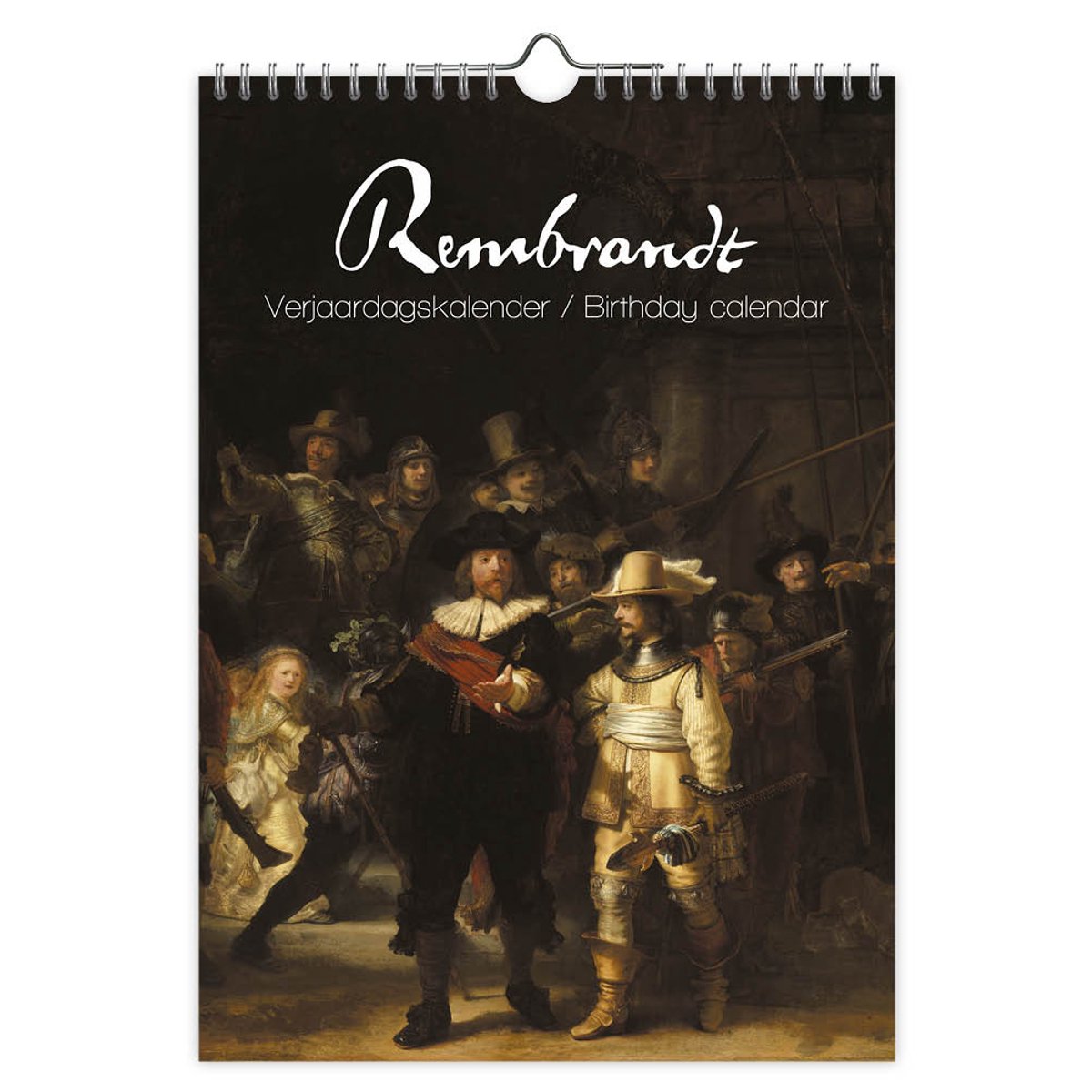 Rembrandt van rijn rembrandt verjaardagskalender - a4