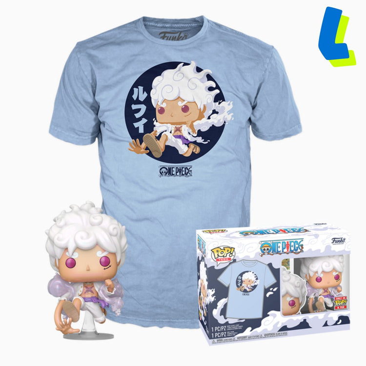 Funko pop! tee - luffy gear five + shirt - maat l
