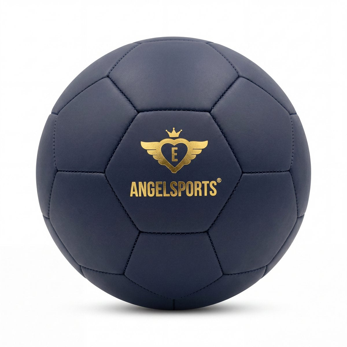 Engelhart voetbal donkerblauw maat 5 – 400 gram – speelbal voor buiten, training en recreatief gebruik -