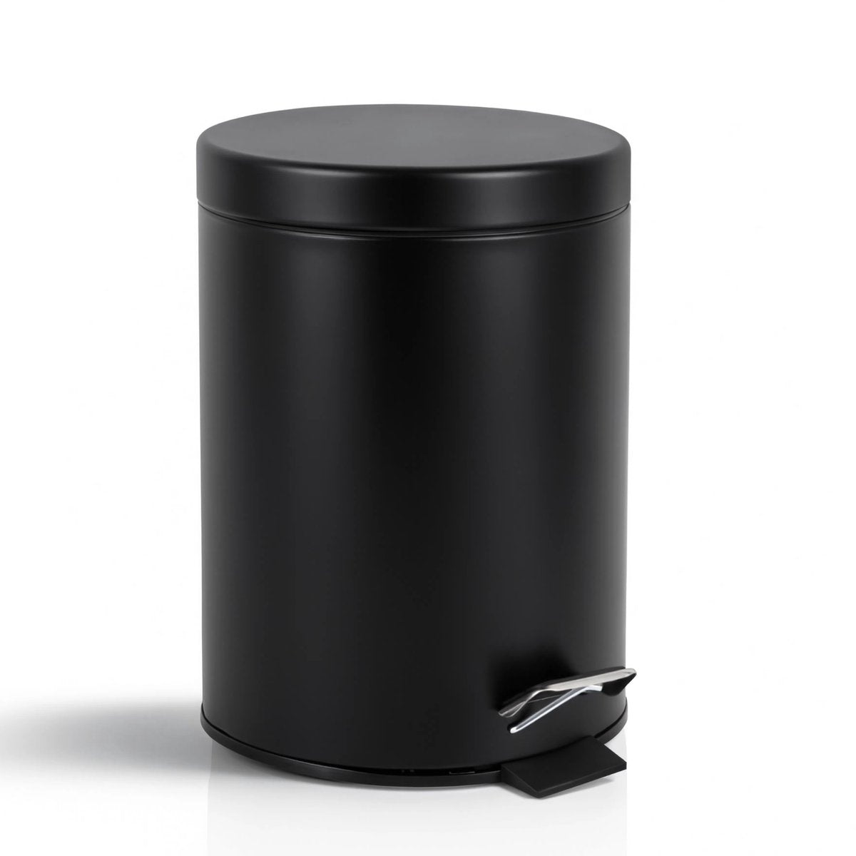 Hush. living hush living prullenbak 5l - afvalemmer voor badkamer, toilet en kantoor - met deksel - soft-close - midnight black