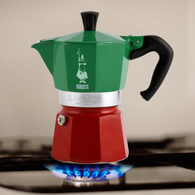 Bialetti moka express italia - percolator - 3 kops - aluminium