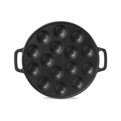 Merkloos sans marque imerial kitchen poffertjespan - gietijzer - ø25 cm