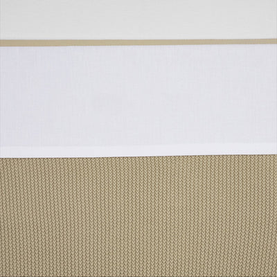 Meyco baby bies ledikant laken - sand - 100x150cm - 0.3 tog