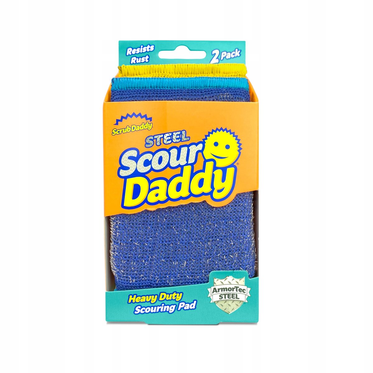 Scrub daddy - steel scour daddy - heavy duty scouring pad