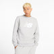 New balance sport core brushed crew heren trui - atletic grey