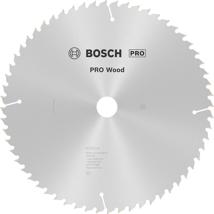 Bosch pro wood cirkelzaagblad, 305 x 2,5 x 30 mm