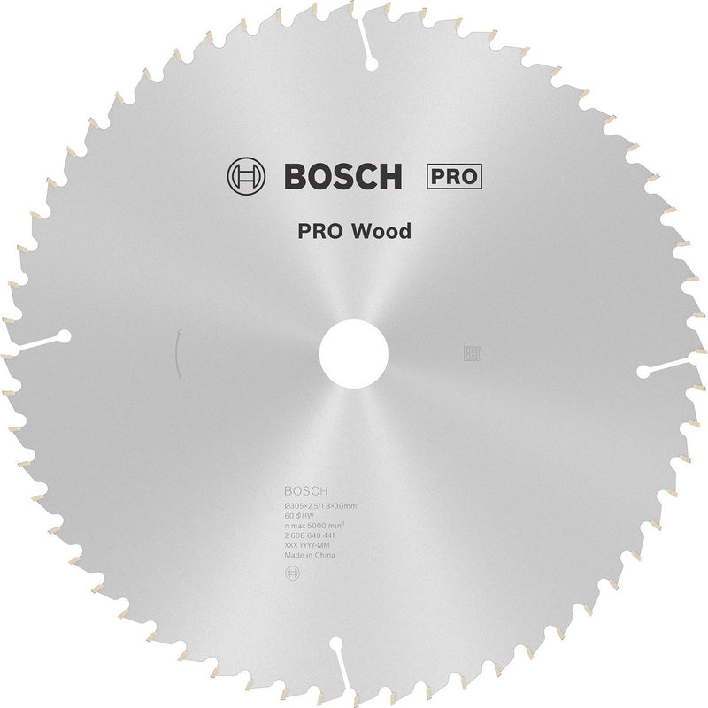 Bosch pro wood cirkelzaagblad, 305 x 2,5 x 30 mm