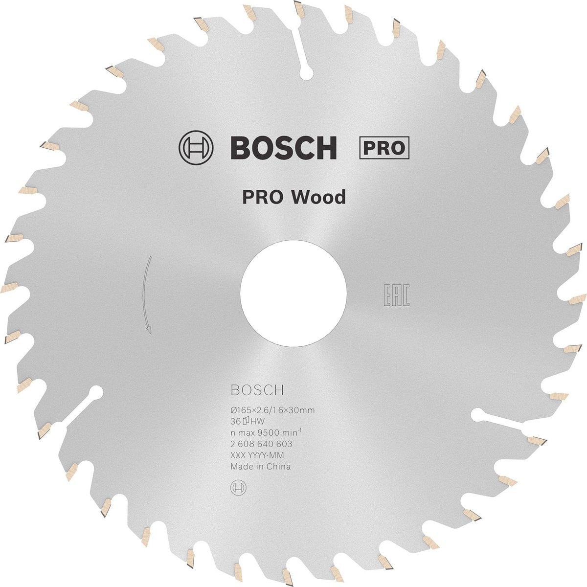 Bosch cirkzb opt 165x30 20x2,6 36t wz