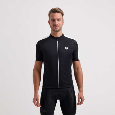 Rogelli explore heren fietsshirt - korte mouw - zwart wit