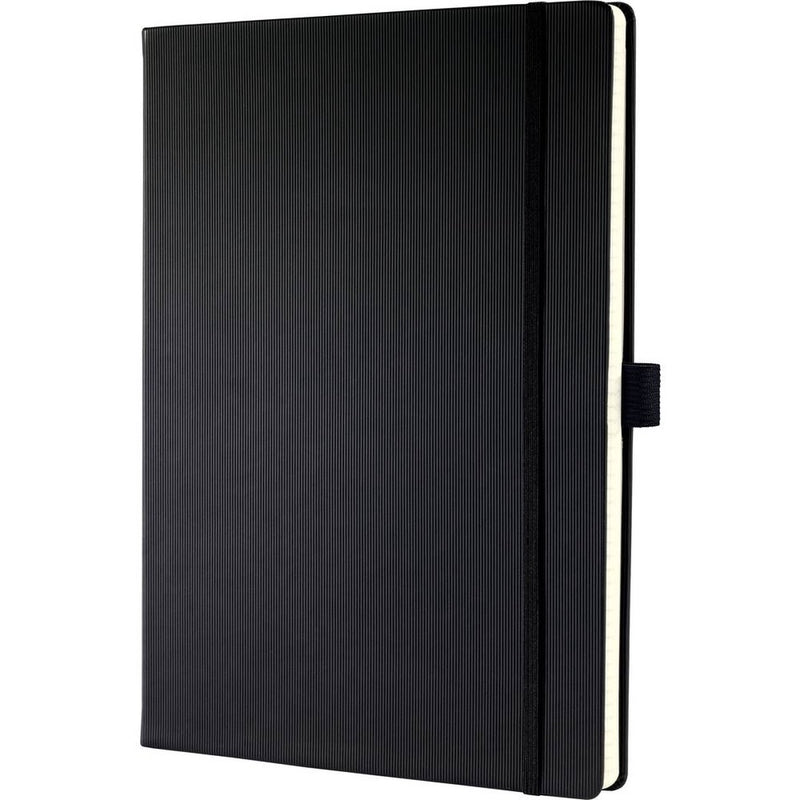 Sigel notitieboek - conceptum - a4 - zwart - hardcover - 194 pagina's - 80 grams - dots - si-co108