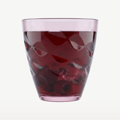 Bormioli rocco glazen flora roze 260 ml - 6 stuks
