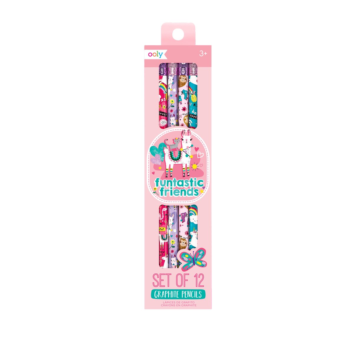 Ooly - funtastic friends - grafiet potloden - 12 stuks