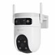 Ezviz h9c 2k+2k dubbele lens, 360° beveiligingscamera - buiten-kleuren nachtzicht - ai persoon voertuig detectie- tweeweg audio -geen maandkosten