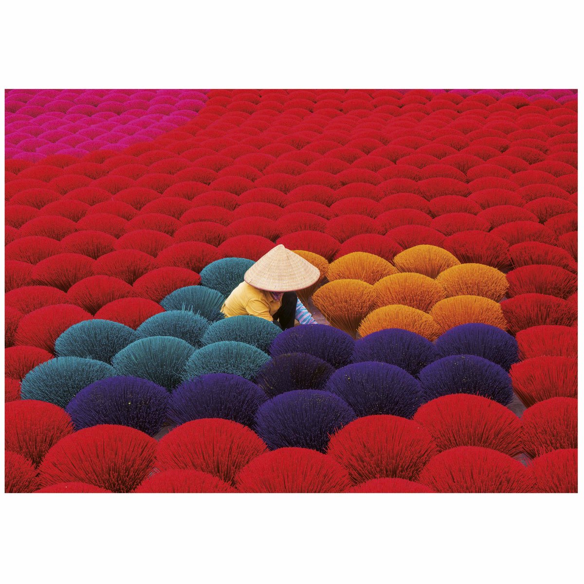 Educa legpuzzel incense village vietnam 1000 stukjes kleurrijk.