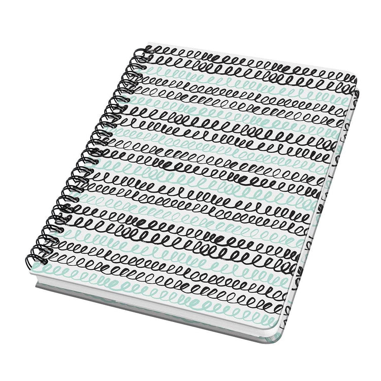 Sigel spiraal notitieboek jolie a5 hardcover 120 pagina's 100 grams papier dots curly mint