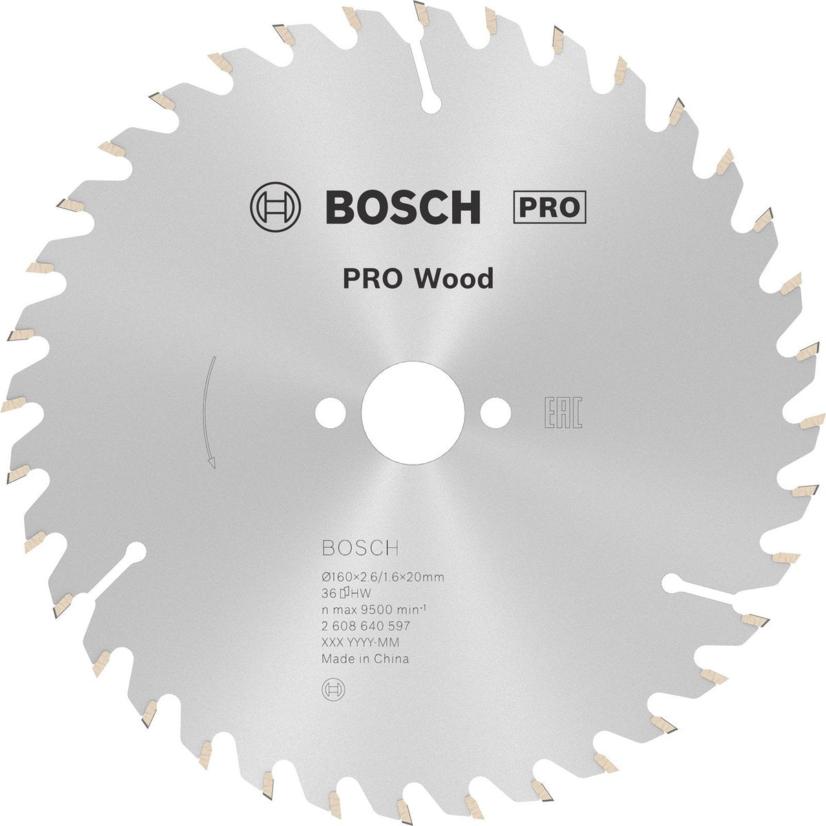 Bosch cirkzb opt 160x20 16x2,6 36t wz