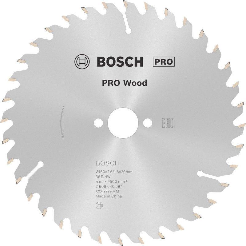 Bosch cirkzb opt 160x20 16x2,6 36t wz