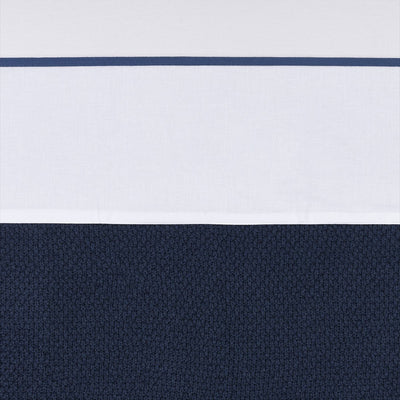 Meyco baby bies wieglaken - indigo - 75x100cm - 0.3 tog