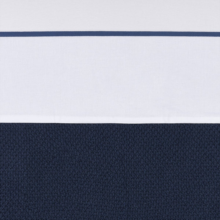 Meyco baby bies wieglaken - indigo - 75x100cm - 0.3 tog