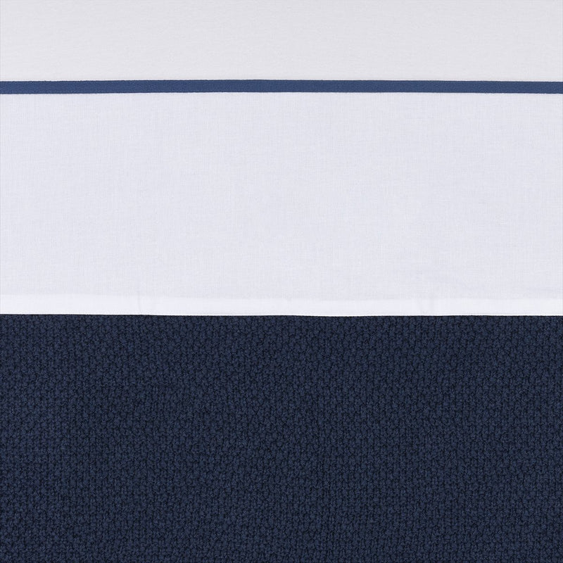 Meyco baby bies wieglaken - indigo - 75x100cm - 0.3 tog