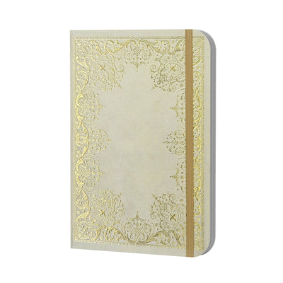 Peter pauper compacte notitieboek gilded ivory