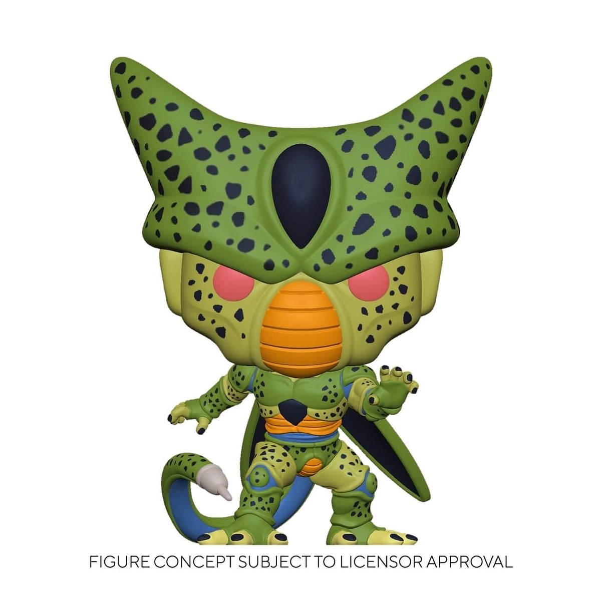 Funko dragon ball z pop! vinyl figure - cell (first form) 9 cm