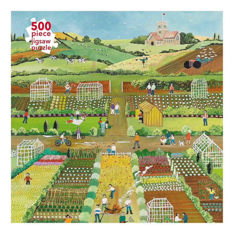 Adult jigsaw puzzle judy joel: allotments, 2012 (500 pieces)