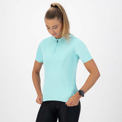 Rogelli core dames fietsshirt - korte mouw - lichtblauw