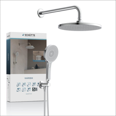Schütte karibik complete doucheset - chroom lichtgrijs