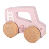 Small foot - houten duwautootje roze - afbeelding 1