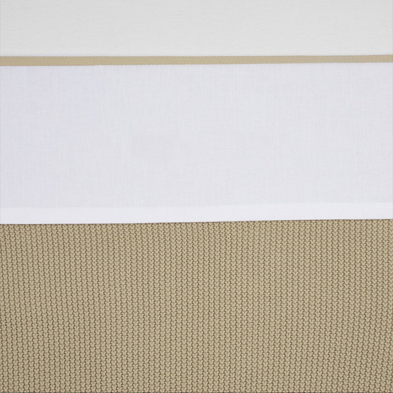 Meyco baby bies wieglaken - sand - 75x100cm - 0.3 tog