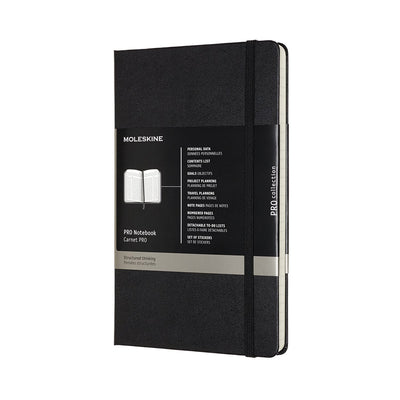 Moleskine professional notitieboek - large - hardcover - zwart