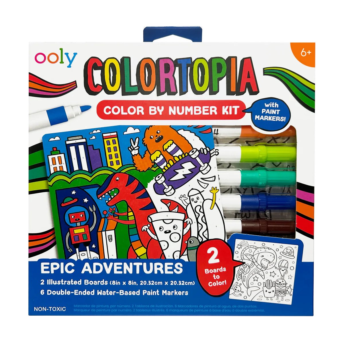 Ooly - colortopia - color by number - epic adventures