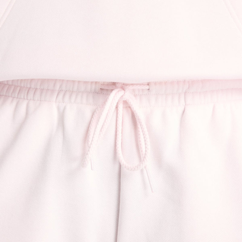 New balance sport essentials french terry short dames sportbroek - pink salt