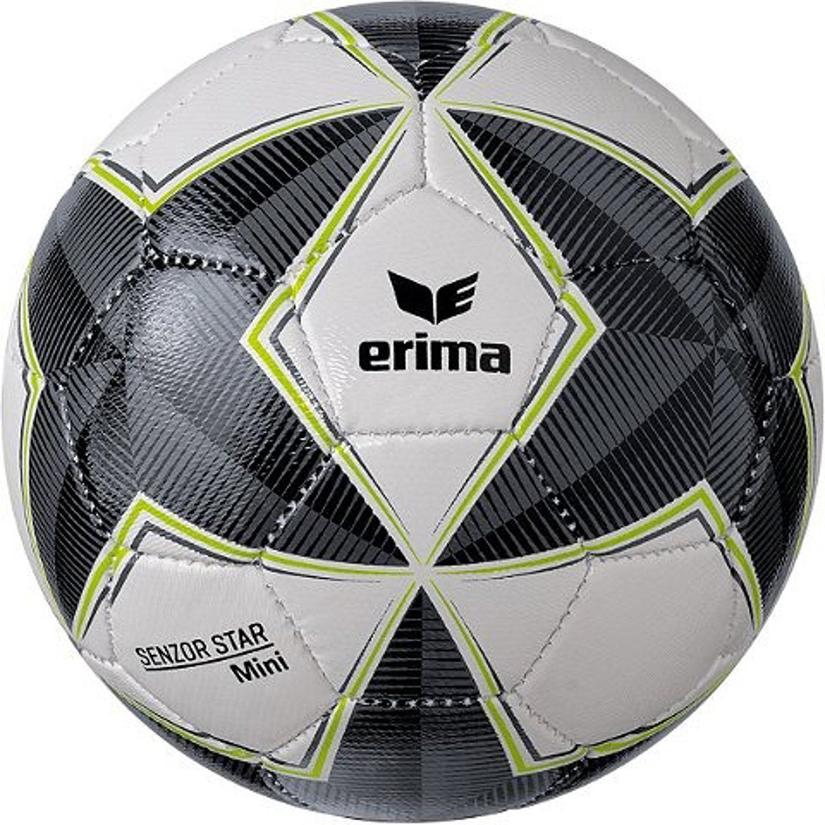 Erima senzor star match minibal - zwart grijs | maat: 00