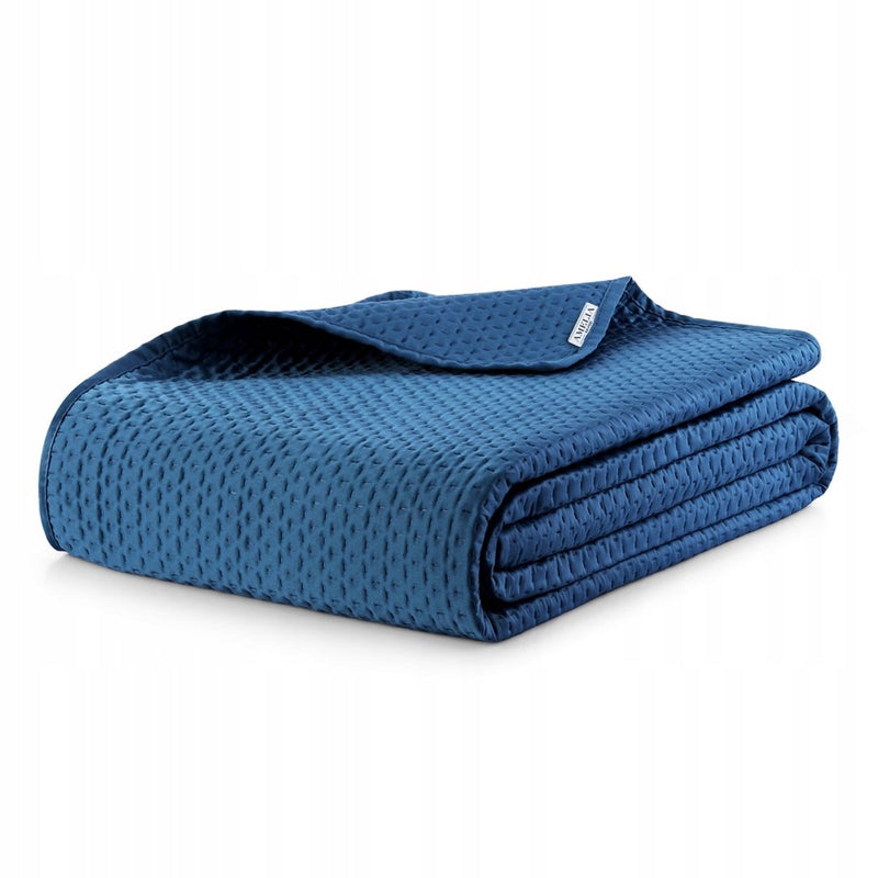 Ameliahome carmen sprei - indigo - 260x280 cm